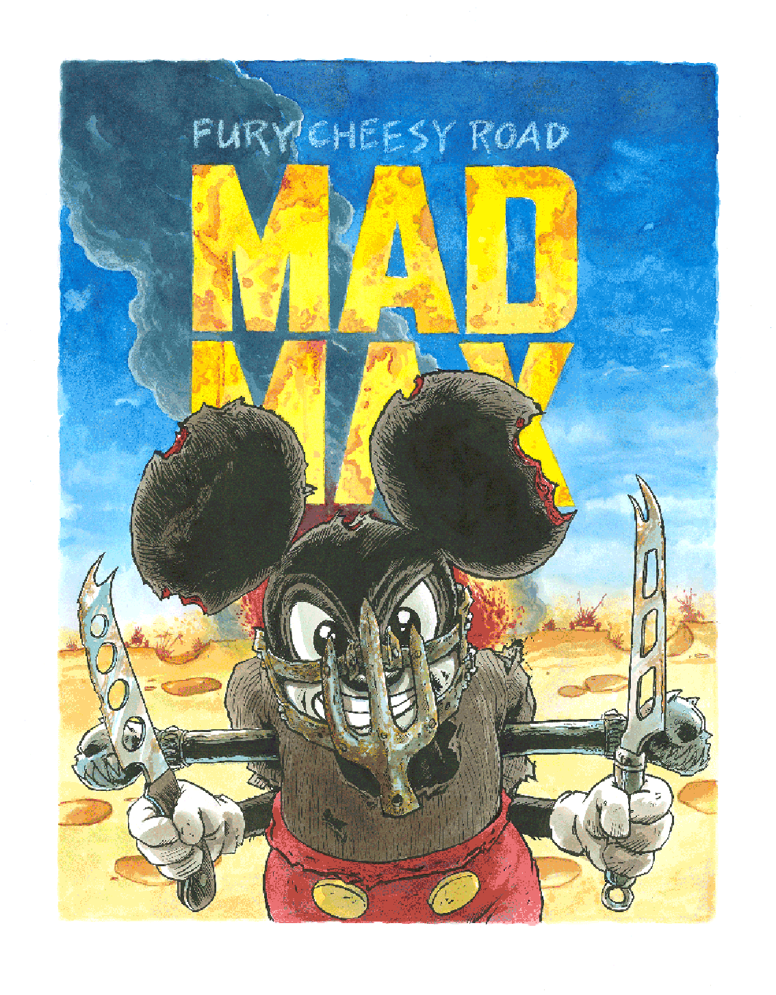 MAD MAX DANGLAR PRINT ON DEMAND