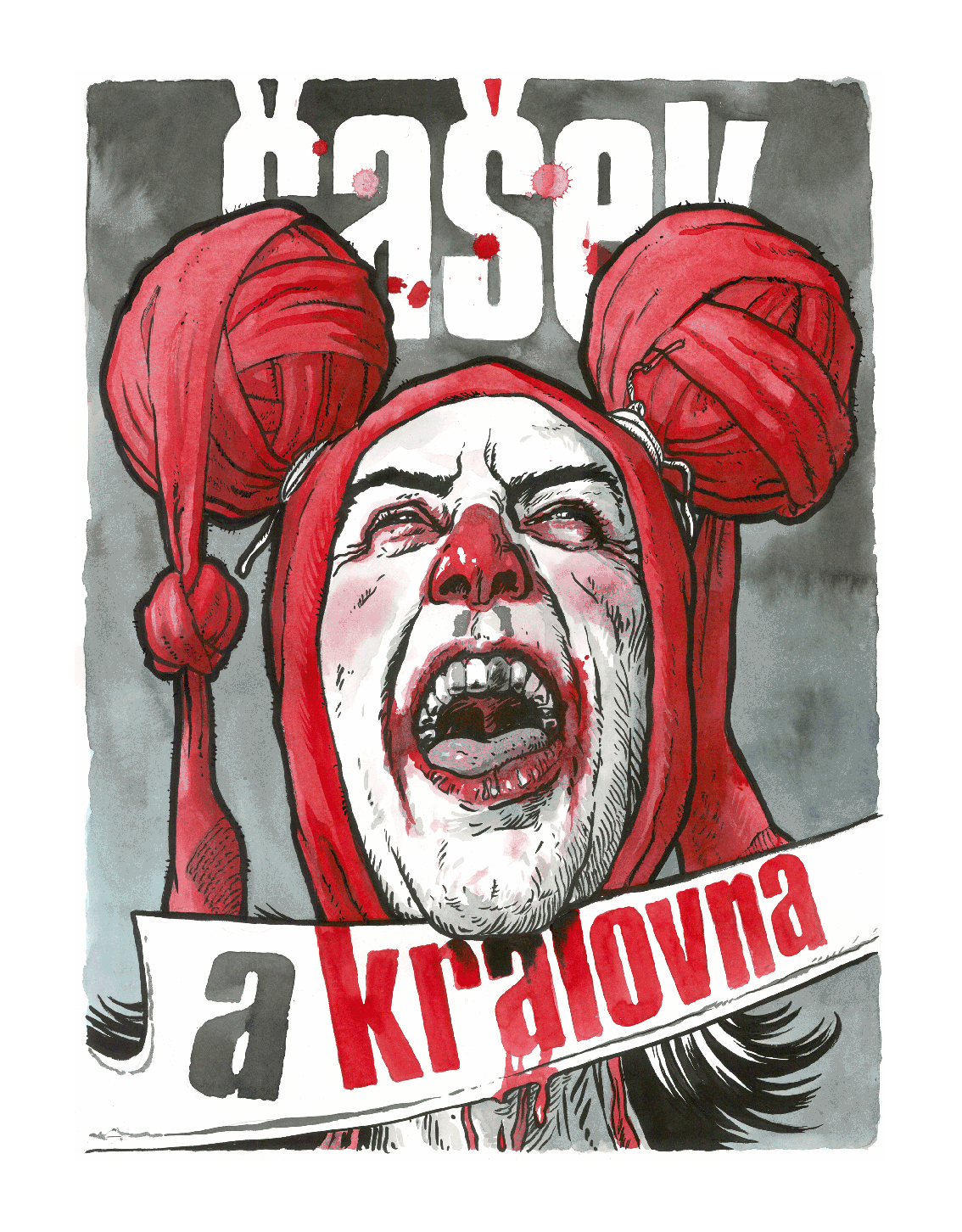 ŠAŚEK A KRÁLOVNA BOLEK POLÍVKA DANGLAR PRINT PICTURE