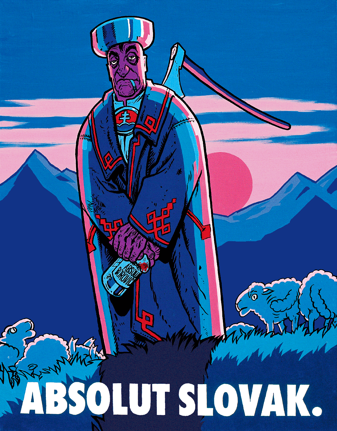 ABSOLUT SLOVAK DANGLAR PAINTINGS