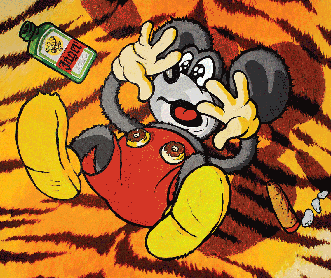 Mickey Mouse Danglar Paintings