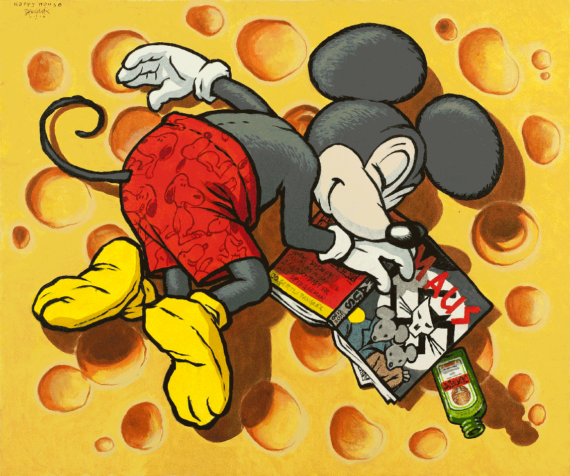 Mickey Mouse Danglar paintings
